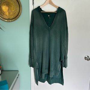 Free People hooded tunic, cute & comfy, Size Large